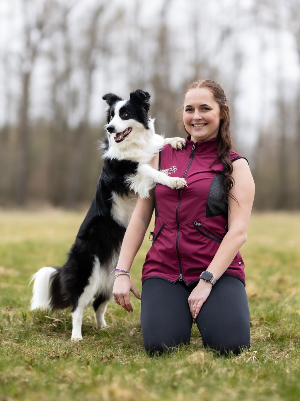 Women's summer mesh training vest 4dox - bordeaux
