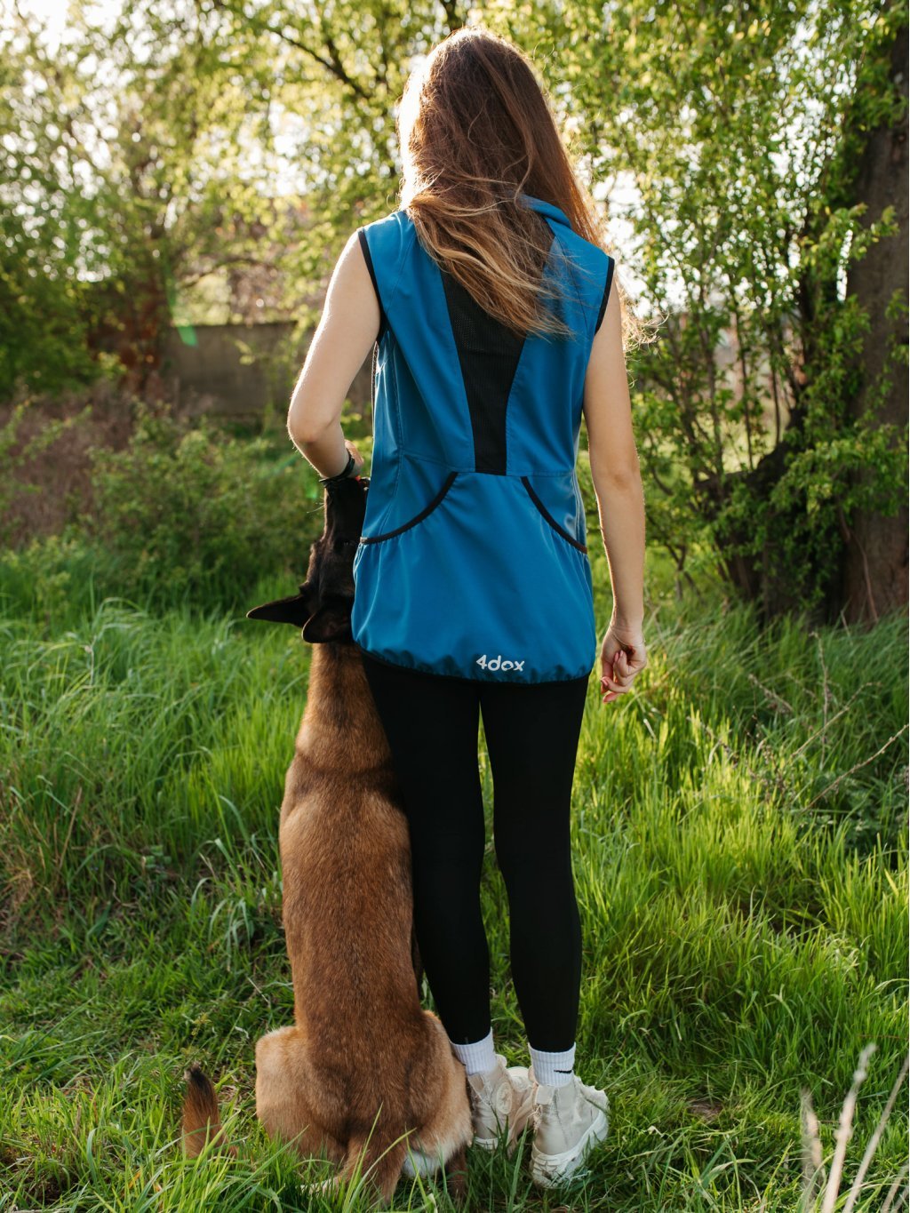 Women's summer mesh training vest 4dox - teal