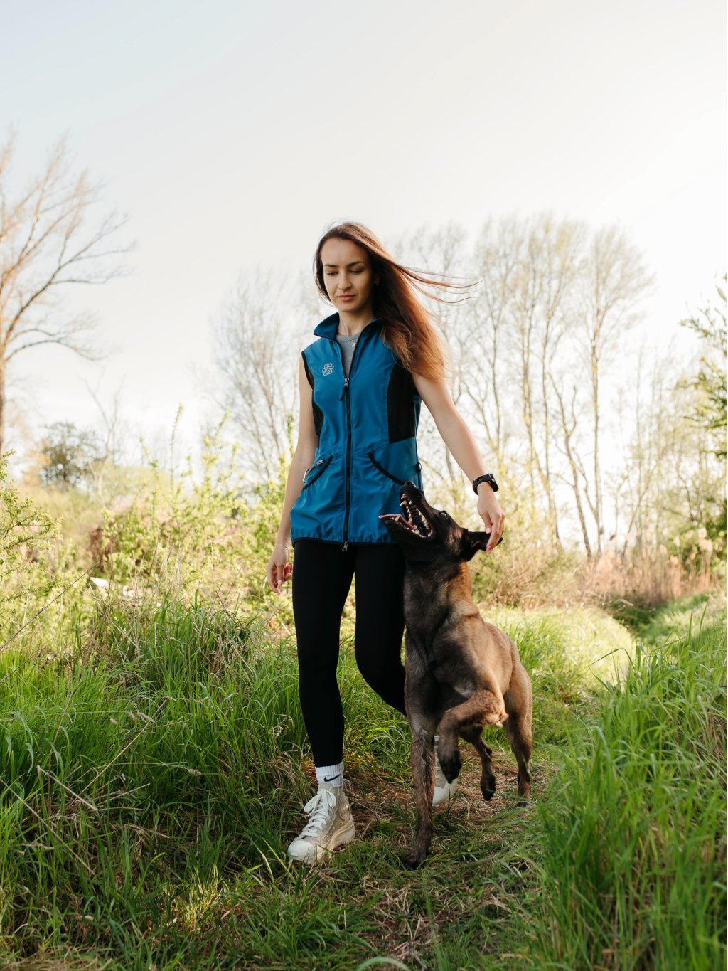 Women's summer mesh training vest 4dox - teal