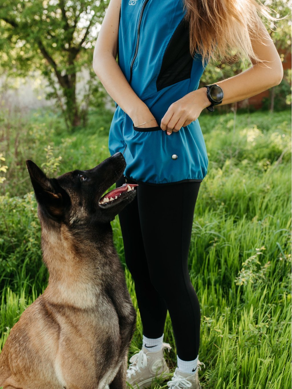 Women's summer mesh training vest 4dox - teal