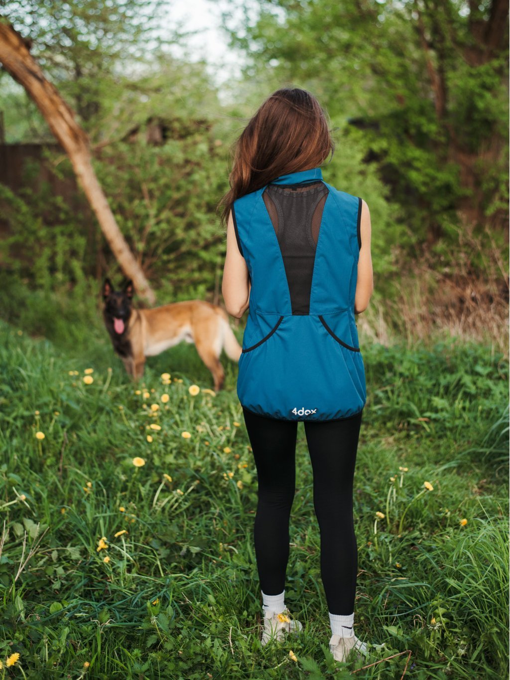 Women's summer mesh training vest 4dox - teal