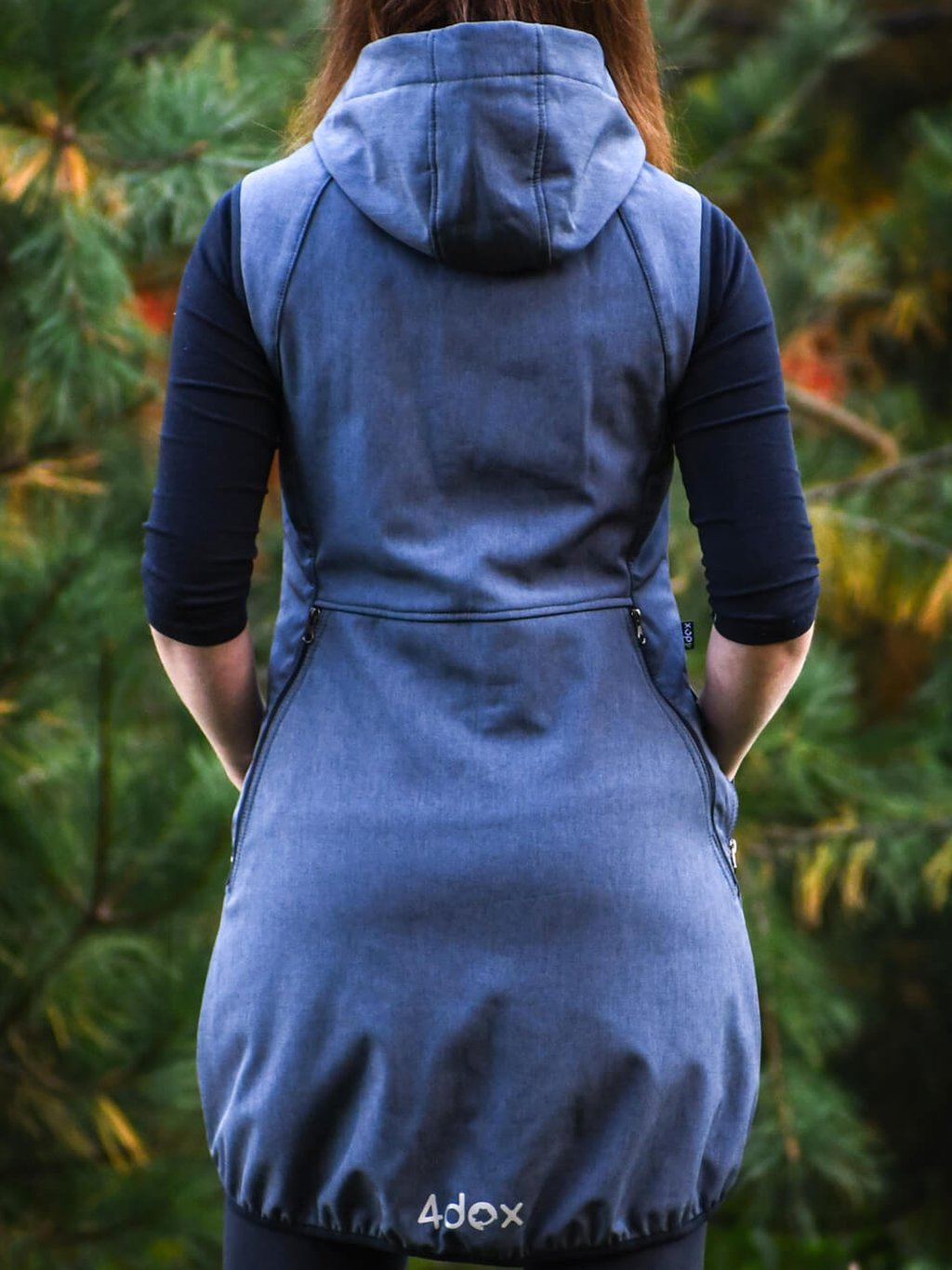 Training long winter vest - anthrazite 4dox - 4dox Training long winter vest - anthrazite 4dox - 4dox