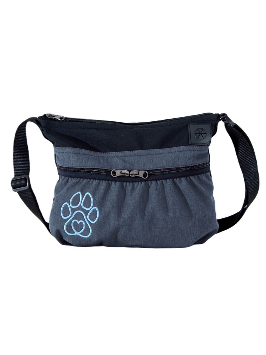 Training bag small ANTRACITE with paw 4dox