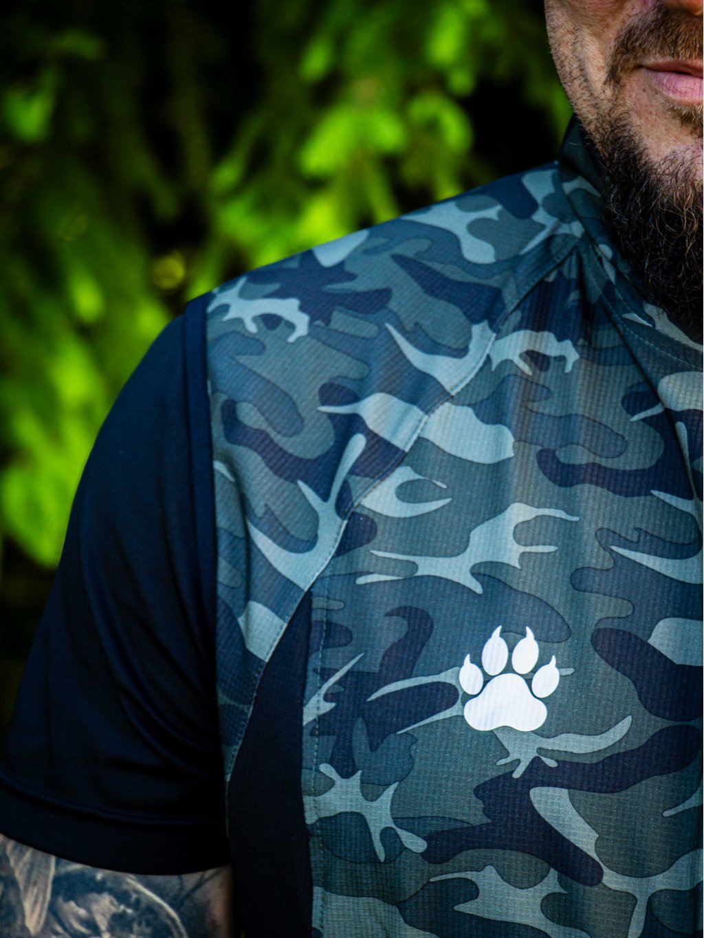 Men's summer training vest 4dox - camouflage