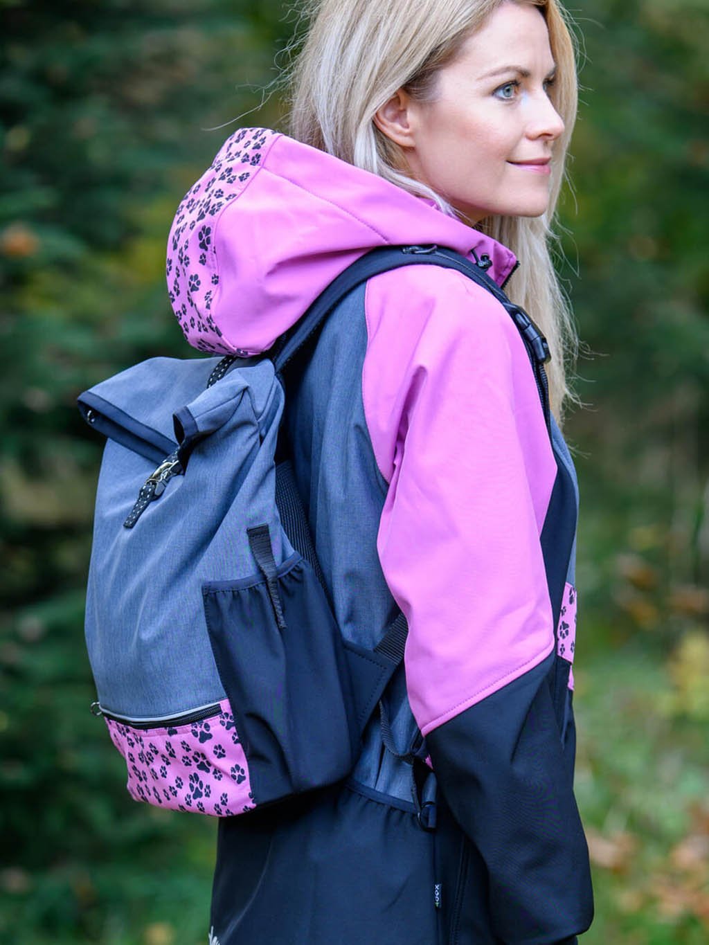 LEVANDULE training backpack with top zipper closure 4dox