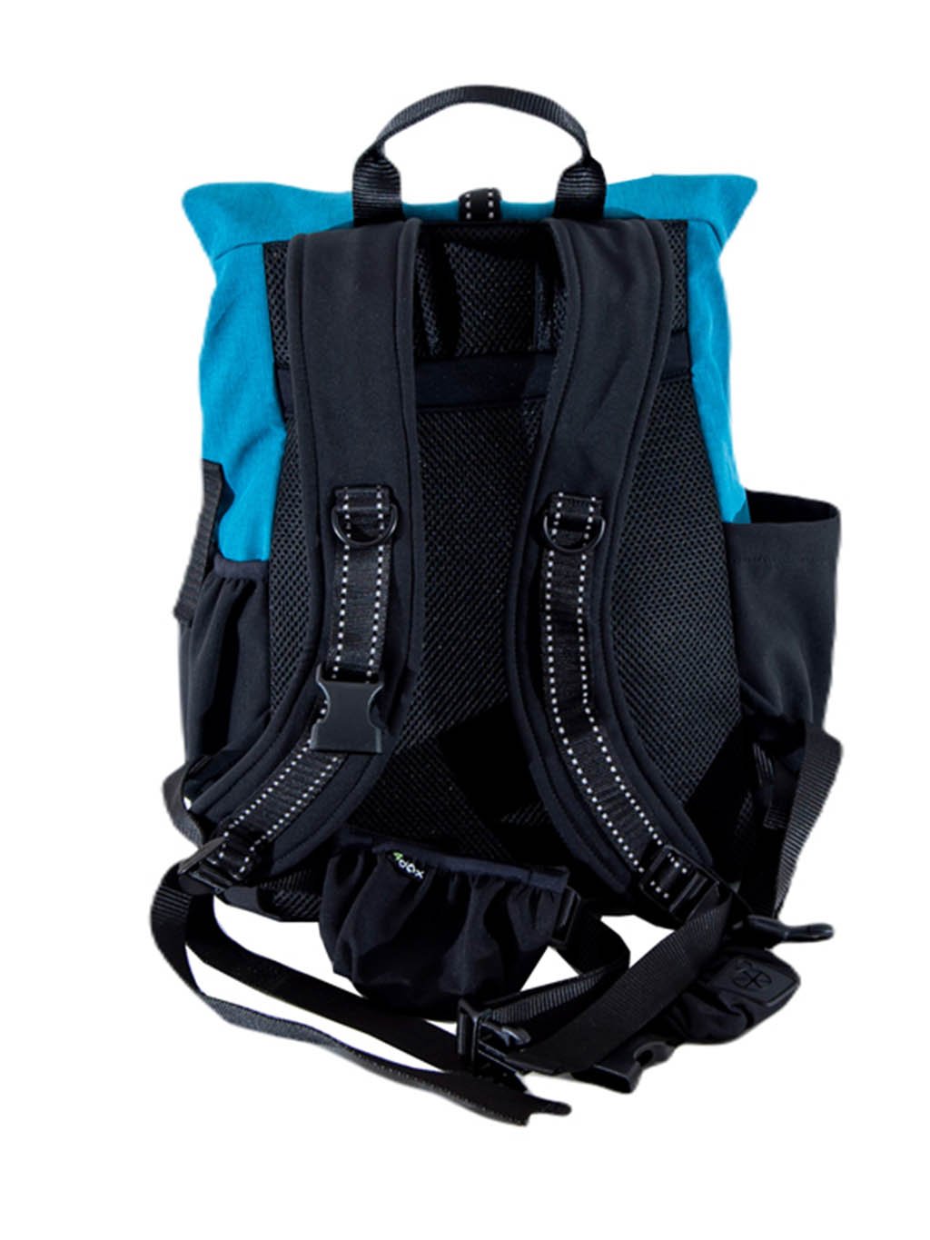 Training backpack Teal with top zip fastening 4dox