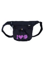 Dog training treat pouch 2 in 1 I love dogs No. 10