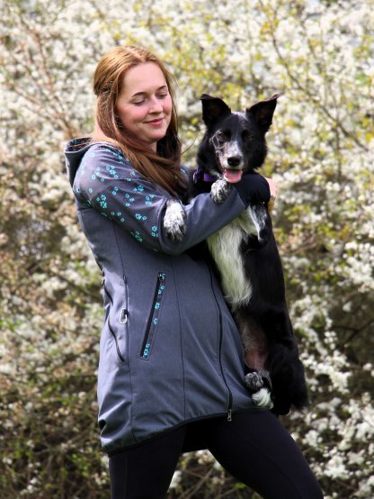 All year round turquoise paws coat 4dox