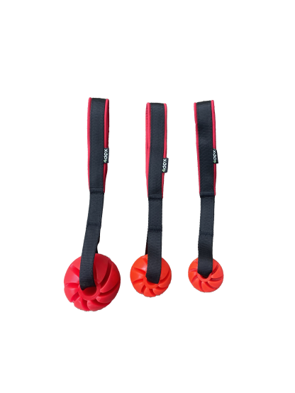 Red floating ball 6cm with handle 2