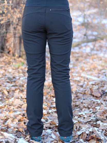 Women's training trousers WINTER - black