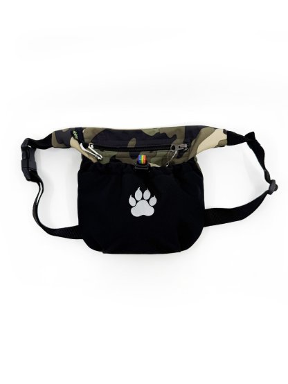 Pamlskovník 2in1 Black + camouflage with paw 4dox