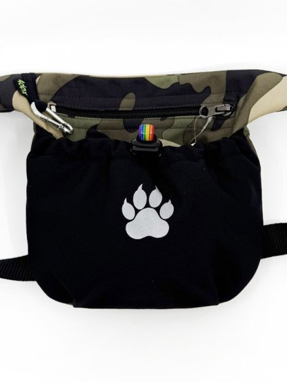 Pamlskovník 2in1 Black + camouflage with paw 4dox 2