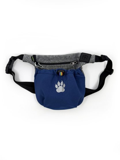 Pamlskovník 2in1 Blue + grey with paw 4dox