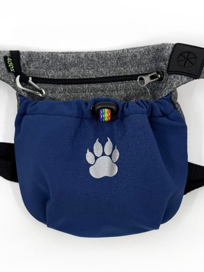 Pamlskovník 2in1 Blue + grey with paw 4dox 2