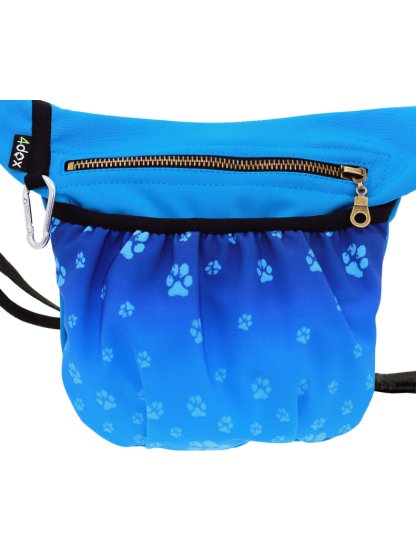 Dog training treat pouch with a magnetic fastening, Ombre blue No. 2 2
