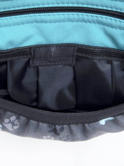 Dog training treat bum bag with magnetic fastening, Turquoise No. 1 2