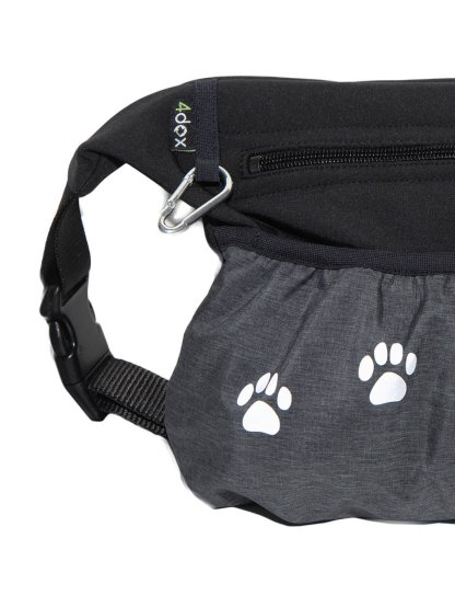 Dog training treat pouch XL anthracite REFLEXIVE PAW 2