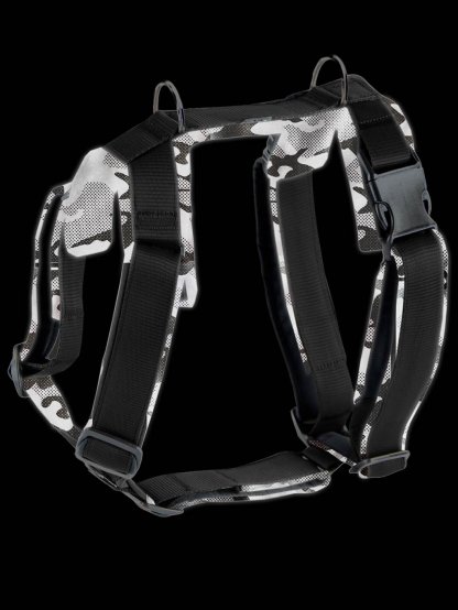 Comfort plus harness - black reflective camouflage 2