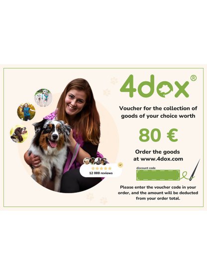 Voucher 4dox for purchase worth 80 €