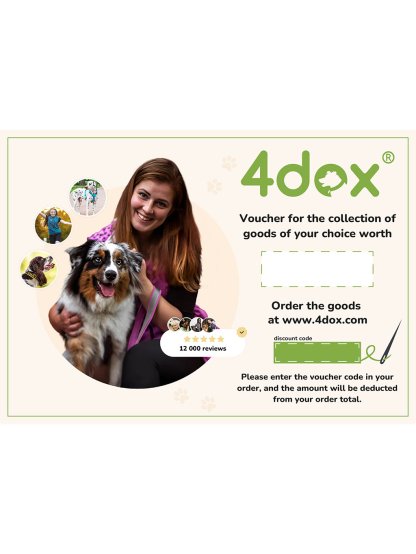 Voucher 4dox for a purchase of your chosen amount