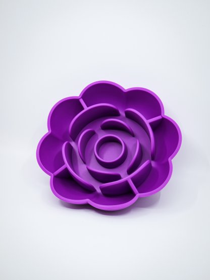 Anti-swallow bowl - rose purple