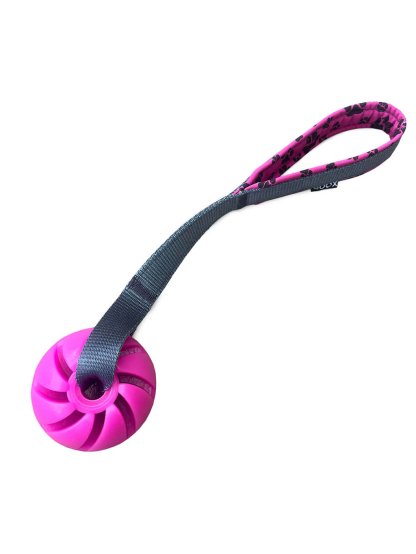 Pink floating ball 4cm with paw hand 4dox