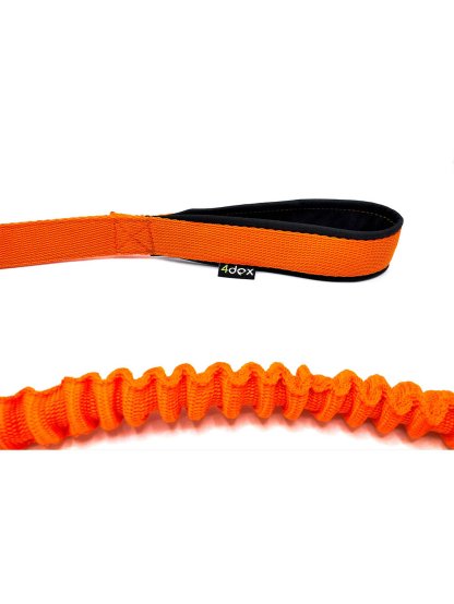 Leash with a shock absorber ORANGE 2