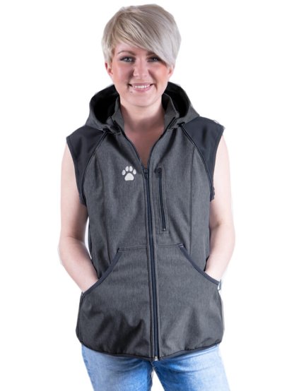 Women's training jacket 2 in 1 anthracite 2