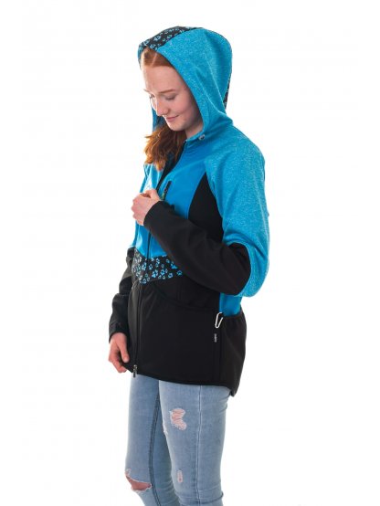 Ladies training jacket aqua all year round - treat + light SALE 2