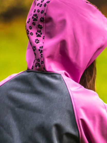 Ladies training jacket lavender year round 4dox 2