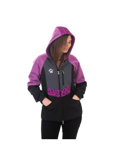 Women's training jacket lilac all-year round
