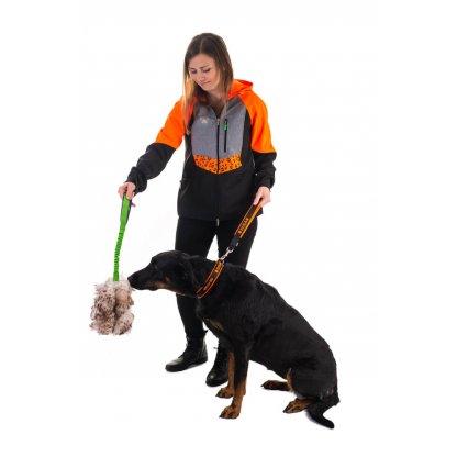 Women's training jacket neon orange all year round 4dox