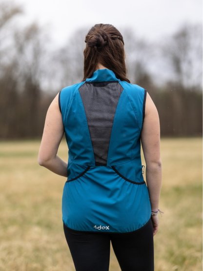 Women's summer mesh training vest 4dox - teal 2