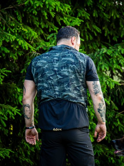 Men's summer training vest 4dox - camouflage 2