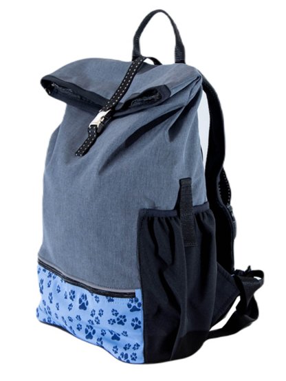 Training backpack PERIWINKLE with top zipper 4dox