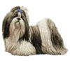 Výšivka shih-tzu S6