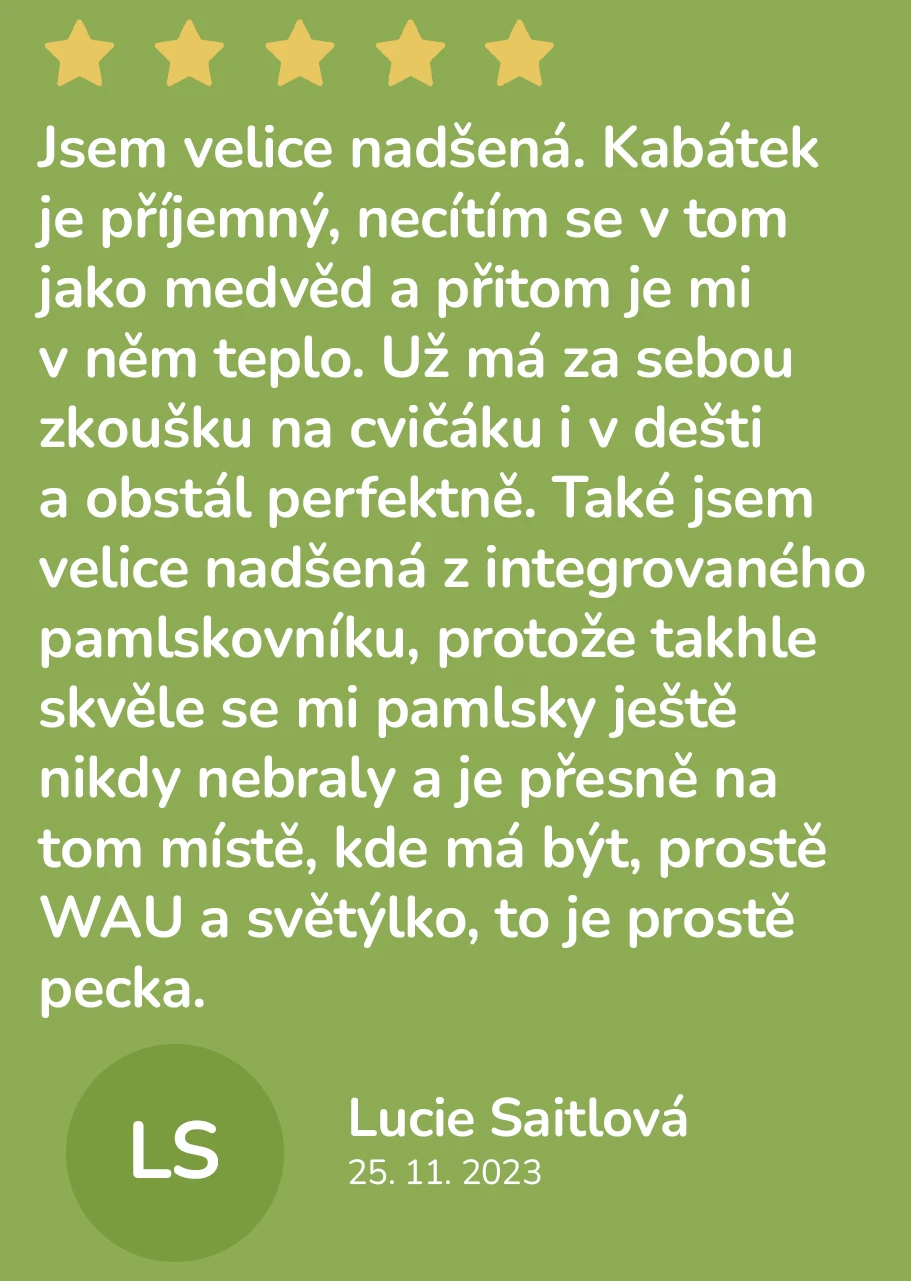 Kabátek zimní 1