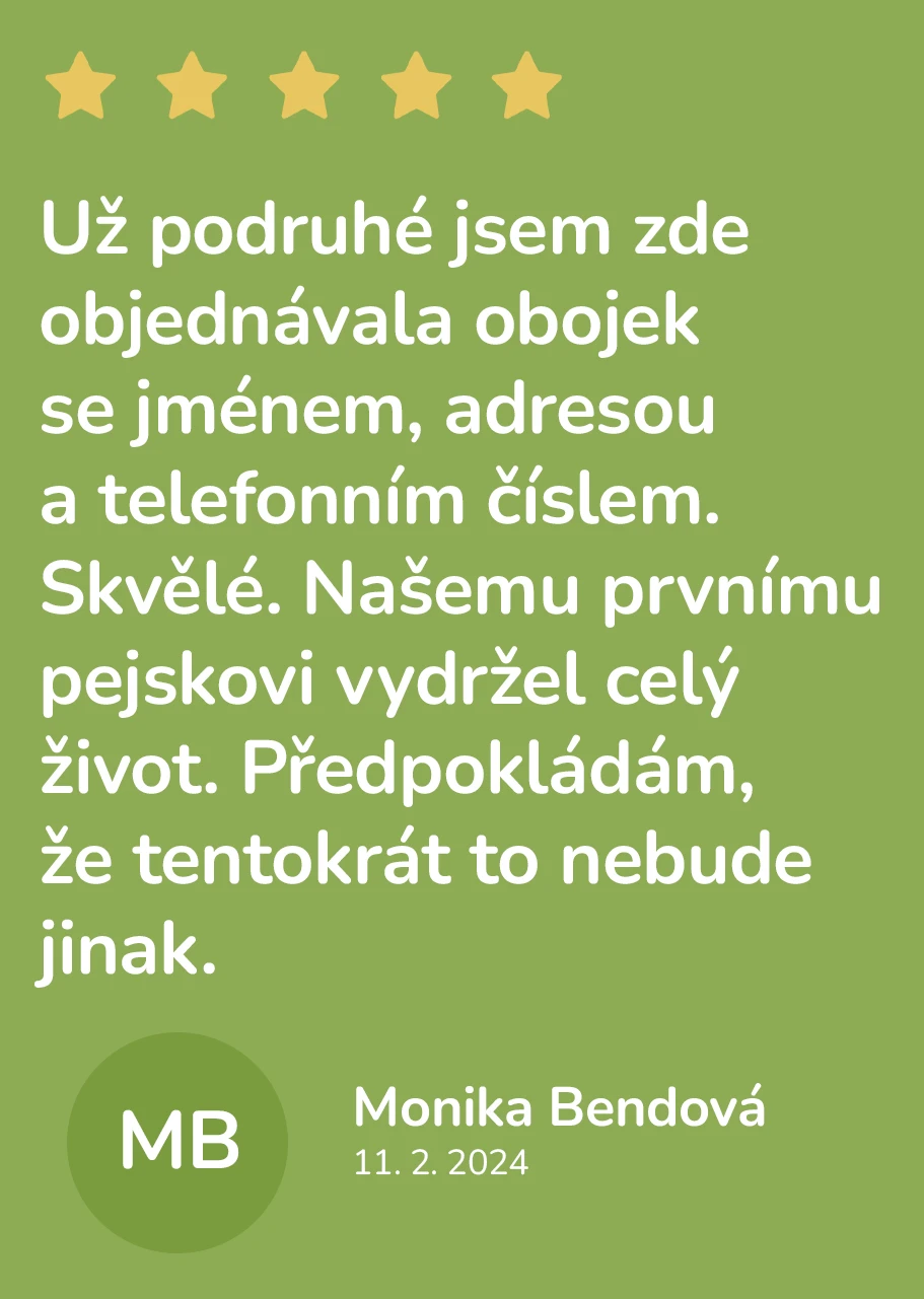 Obojek se jménem