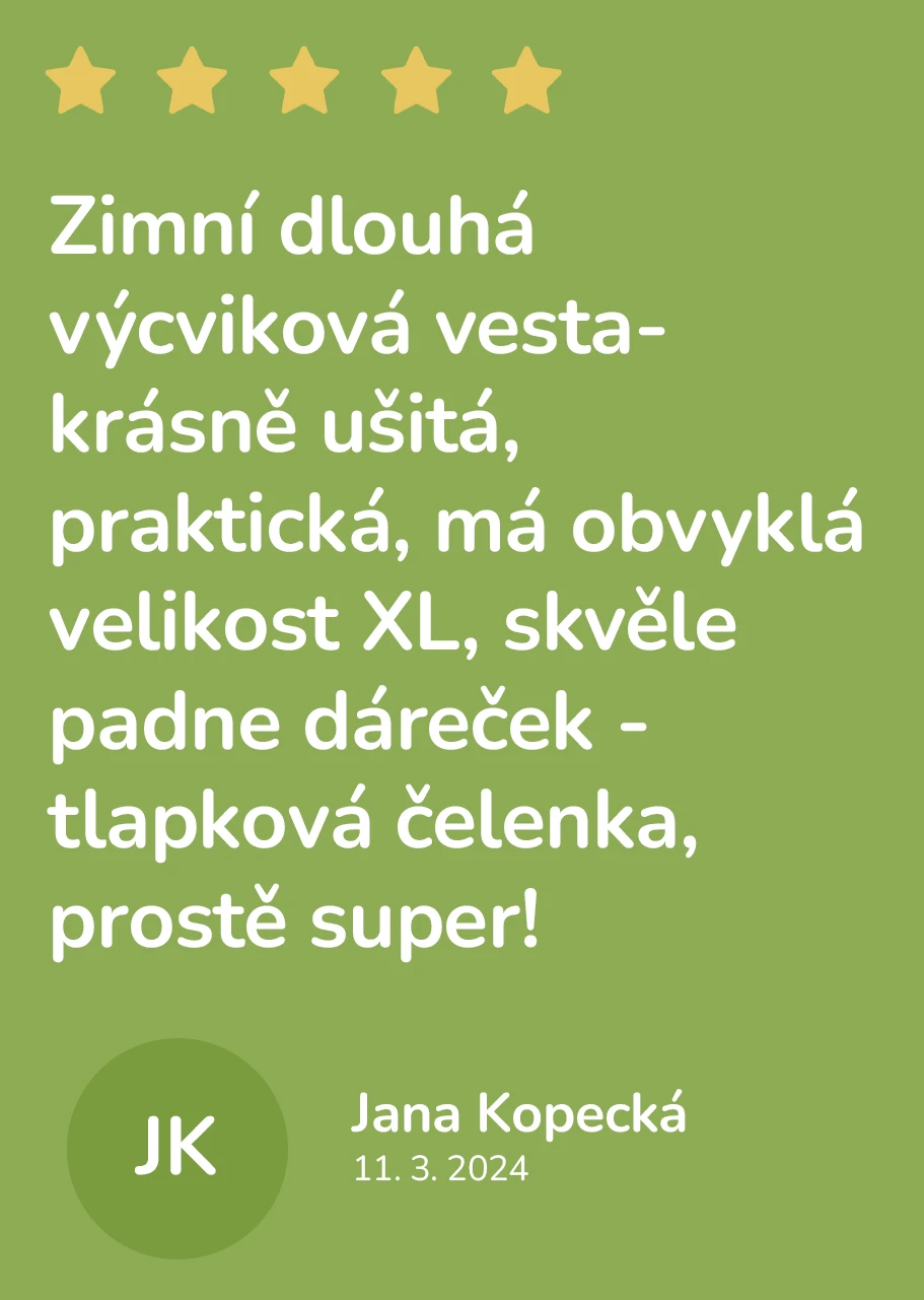 Vesta dlouhá zimní