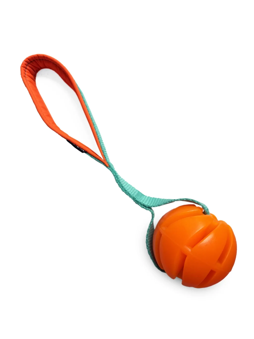 Oranžový plovoucí míček 6cm s ručkou 
