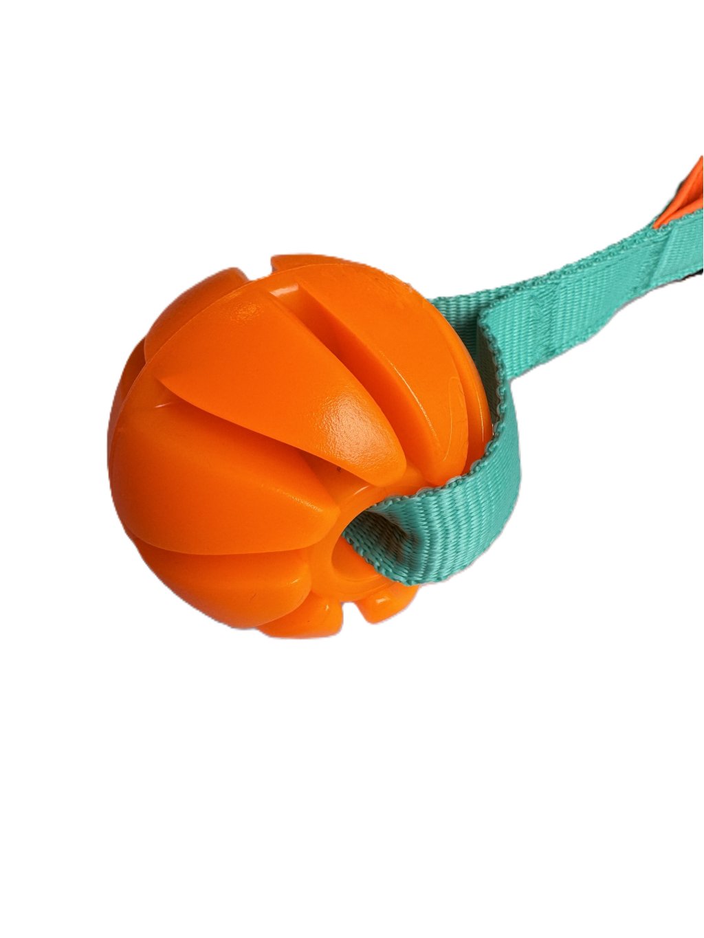 Oranžový plovoucí míček 6cm s ručkou 