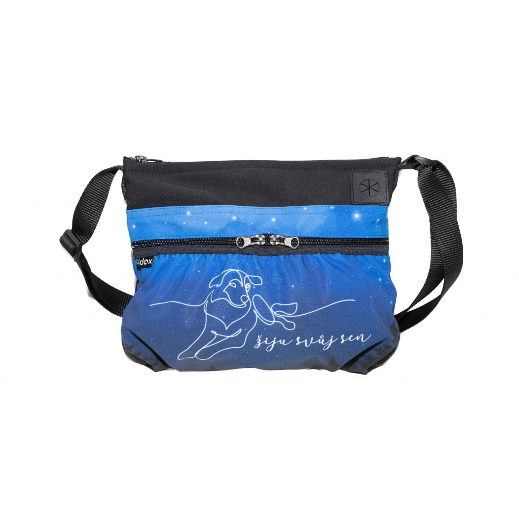 Výcviková kabelka malá ŽIJU SVŮJ SEN modrá č. 28 výprodej