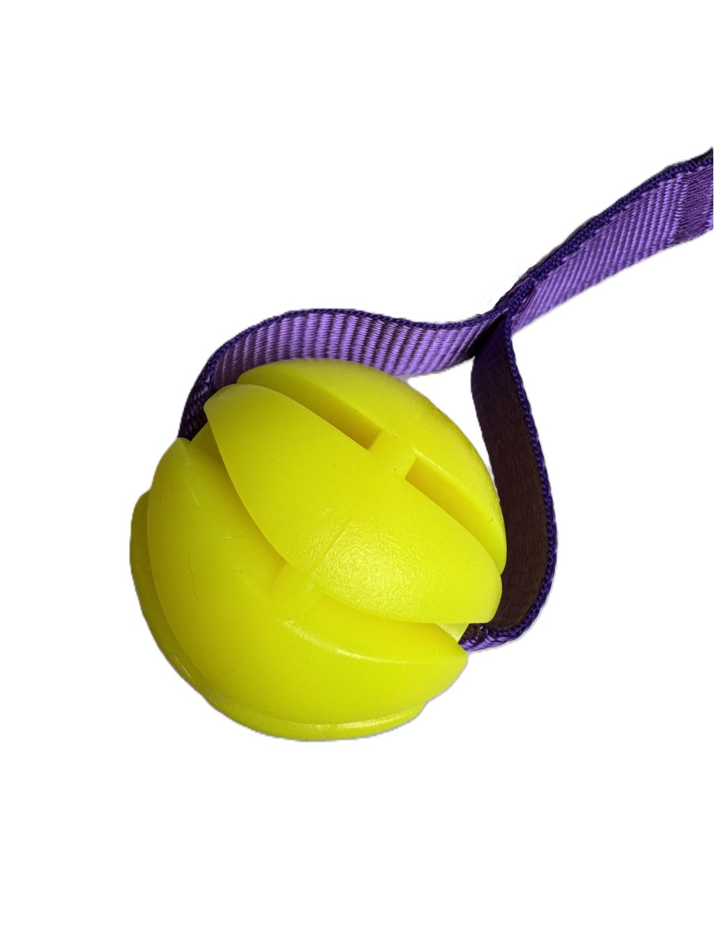 Žlutý plovoucí míček 7cm s ručkou