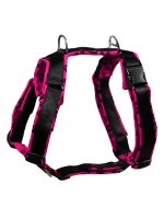 Postroj Comfort plus - růžový s tlapkami
