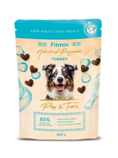 Fitmin NP Play and Train Turkey výcvikový pamlsek 400 g