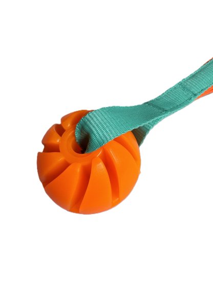 Oranžový plovoucí míček 5cm s ručkou 2