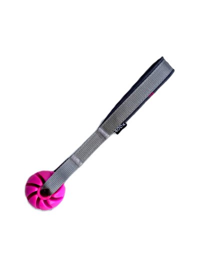 Růžový plovoucí míček 5 cm s tlapkovanou ručkou 4dox