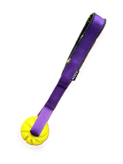 Žlutý plovoucí míček 5cm s ručkou