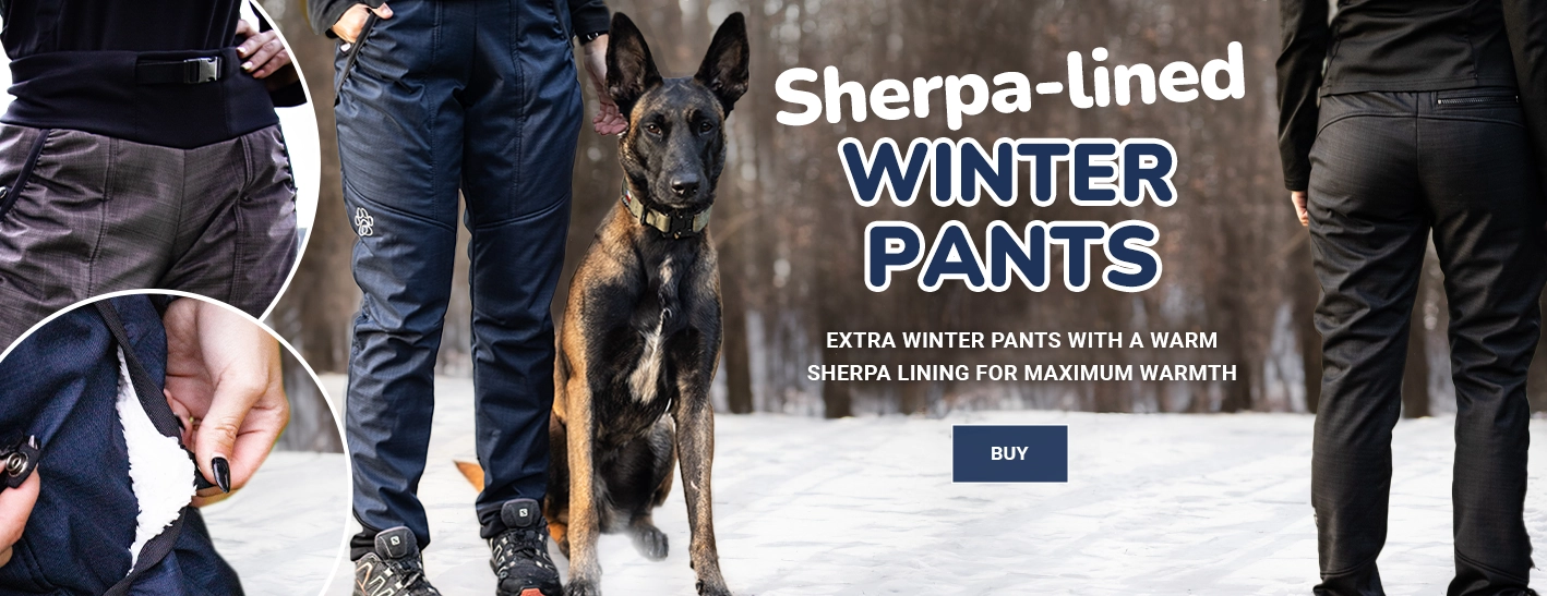 Sherpa-lined winter pants