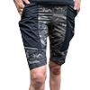 knee-length shorts